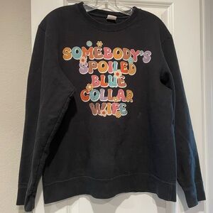 Women’s Graphic sweatshirt with colorful text